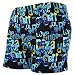 Produktbild HATCHMATIC Heilsa New Men & # 39; s Large Size Badehose mit Blumenmustern und Milch Badebekleidung Badeshorts Schwimmhose: L