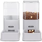 Nobleza Automatic Feeder and Drinker Cat Dogs, Dispenser Food Cats and Dogs 3.8 L, for Small and Medium Dogs and Cats, Pack o