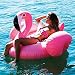 Produktbild Mystery&Melody Riesiger aufblasbarer Flamingo-Auftrieb aufblasbarer Pool-Floss-Schwimmen-Floss-Ruhesessel-sich hin- und herbewegendes Aufenthaltsraum-Spielzeug für erwachsene Kinder