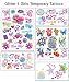 Glitter4Girls Girls Temporary Tattoos ~ 50 tattoos in every pack!