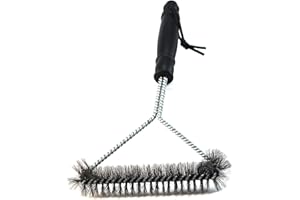 HUAYINGMEI Cepillo para Barbacoa, Cepillo para Limpiar Barbacoas, Cepillo para Limpiar Hornos, Limpia eficazmente Todo Tipo de Parrillas (Único)