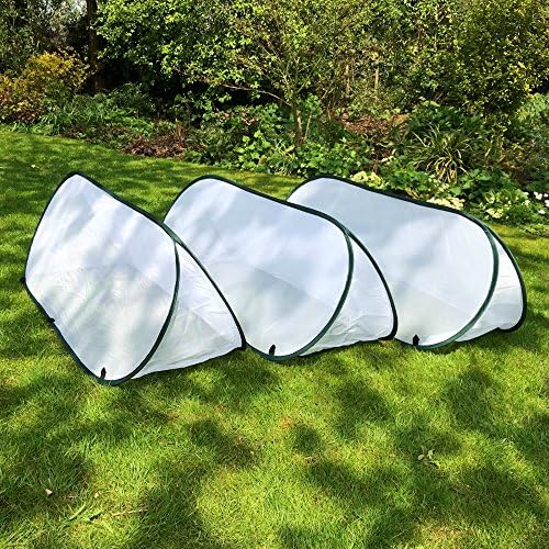 Large - 1.5m x 0.60m x 0.60m Pop-Up 0.6mm Anti Insect Netting Fruit and Vegetable Garden Cloche/Tunnel (3)
