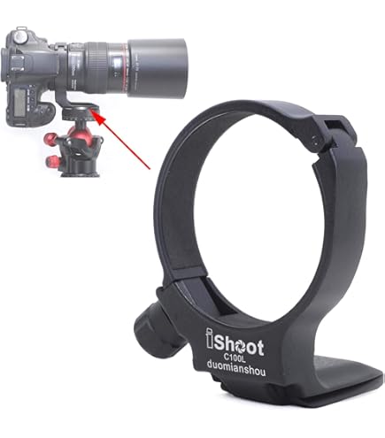 Collier De Pied Pour Objectif IShoot - Avec Plaque ARCA - Pour Canon RF 24-240 Mm - NEUF