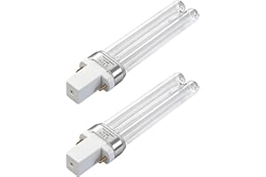 Forever Speed UVC Ersatzlampe Ersatzröhre UV Leuchtmittel Röhre für UVC Gerät G23 9 Watt 2 Stück