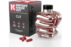 ROAR AMBITION Instant Knockout Cut - 120 Weight Management Diet Pills - Men and Women -100% Natural Ingredients with Glucomannan, Green Tea Extract, Cayenne Pepper Seeds and More - UK Made Premium Supplement