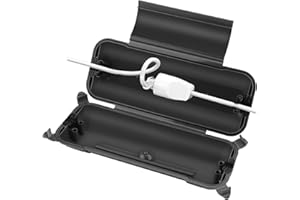 Pfloge® Scatola di Protezione Stagna Elettrica da Esterno, Scatola Esterna Presa per Spina Esterna, Impermeabile e Scarico Della Trazione,Copri Presa Da Esterno 290mm x 110mm x 75mm(Nero)