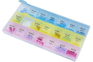 MEDca Organizzatore Settimanale per Pillole, Tre Volte Al Giorno, 1 Organizer per Pillole