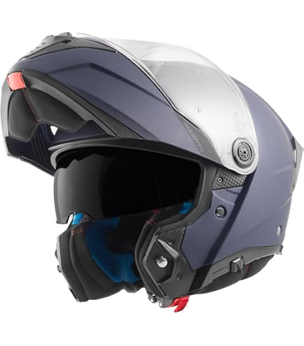 gatekeeper motorcycle helmet Bogotto Blade Helmet, Black/Grey/Red, 2XL Automotive Spool Size:100 YDS electric bike charger pillion comms REAR SPOILER - Clear