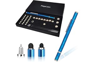 RoserRose Fidget Pen, Magnet Stift, Magnetischer Kugelschreiber, Lustig Multifunktions Magnetstift, Coole Gadgets, Geschenk für Männer, Lustige Geburtstagsgeschenk Jungen Geschenke - Blau