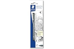 Staedtler Roller, 30801-9BKD Penna a pigmentazione a punta sottile, 0.2 mm, Nero