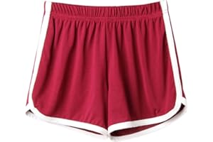 SHOBDW PANTALONES SHOBDW Las Mujeres de Moda señora de la Cintura elástica Verano sólido hasta la Rodilla cómodos Pantalones Cortos Deportivos Pantalones Casuales de Playa