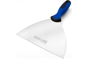 HOGARD 6" Putty Knife | The Best Jointing Knife for Your Drywall Tools | Made of Stainless Steel | Perfect Spackle Knife or Pocket Metal Paint Scraper Knife