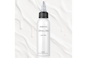 BOBISUKA Halloween Lattice Liquido, Liquid Latex Make Up per Maschere, Cicatrici Finte, Pelle Finta, Effetti Speciali, Gioco dello Zombi (Trasparente)