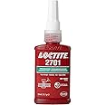 LOCTITE 2701 Threadlock, Low Viscosity Adhesive for Securing Screws, High Strength Threadlocker for Metal Threads, Vibration Resistant Liquid Adhesive, 50ml