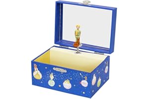 Trousselier Caja Musical El Principito - Joyero Musical Caja de Tesoros - Fosforescente - Brilla en la Noche - Música "Pequeña Serenata Nocturna" de Mozart