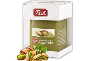 S&P DELI Pistì Pistachio Cream 600g – 45% Sicilian Pistachios – Italian Gourmet Delight, Velvety & Indulgent, No Palm Oil – Elegant Gift Idea