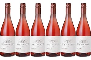 BELLEVUE WINES Louis Jadot Mâcon Rose Wine 6 x 75 cl - Case of Six Bottles of Burgundy Rosé Wines