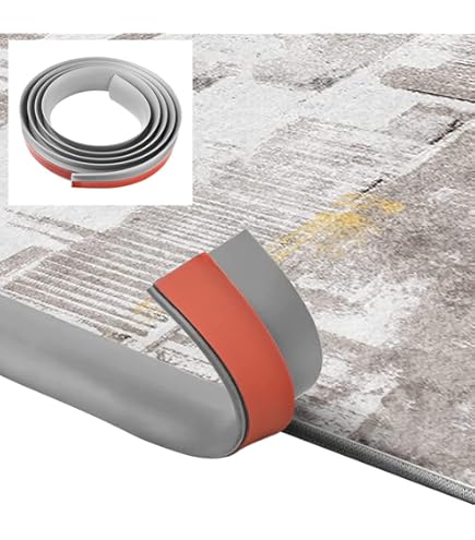 Selbstklebende Teppichleiste 5m Grau - Übergangsleiste Für Boden & Teppich