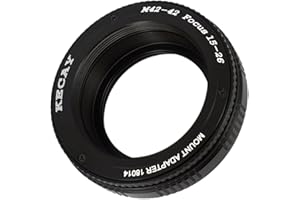 KECAY Lente Adattatore di Montaggio: Anello Adattatore M42 (42mm) a 42mm Mount Focusing Helicoid Ring Adapter 15mm - 26mm