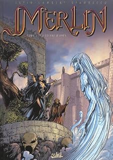 jaquette livre Merlin, tome 1 : La Colère d'Ahès
