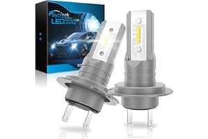 Sycreek Lampadina H7 LED,Aggiornato 18000LM 6500K Super Brillante Fari Abbaglianti e Anabbaglianti, Kit Sostituzione Lampada Alogena,2 H7 Lampadine
