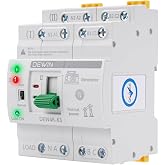 Wattive Automatic Transfer Switch, ATS 4P 63A 400V Dual Power Automatic Transfer Switch Three Phase 4 Wire Emergency Current