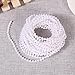 Produktbild Demiawaking 10 m 4 mm String Beads Perle Kette Kunststoff Girlande Hochzeit Perlen Weihnachtsbaum Crafts Tischdekoration Perlen für Schmuckherstellung weiß