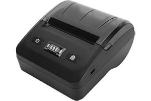 Masyrt Stampante per Ricevuta Bluetooth Portatile, Stampante Termica Mobile 80 Mm Supporto Multi Lingua, Compatibile con Android, IOS e Windows