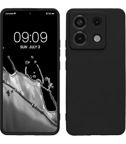 Moex Alpha Custodia Per Xiaomi Redmi Note 13 Pro 5G - Cover Ultra Sottile Antiurdo In Plastica Rigida - Nero Opaco