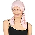 Deresina Headwear Chemo Head Scarf for Women, Pre-Tied Bandana for Hair Loss, Soft Bamboo Breathable Turban for Ladies, Heat-Regulating Hair Bonnet, Tichel Skull Cap for Chemotherapie Patients