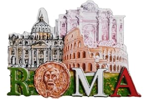 Kylskåpsmagnet Rom Italien Resesouvenirer Gåva Heminredning Kök Rom Magnetisk Klistermärke Samling Magnet