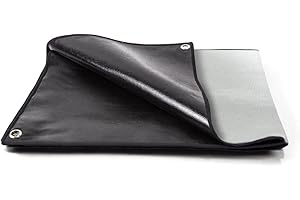 TEXFIRE TECHNICAL FABRICS TEXFIRE | Manta de Soldadura ignífuga Weld S1, Flexible y Ligera. Resiste hasta 550°C. Fibra de Vidrio con Recubrimiento Especial para Altas temperaturas.