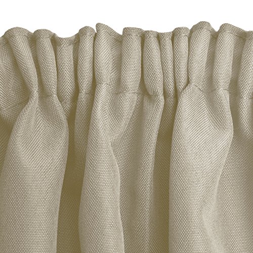 Beautissu® Blickdichter Kräuselband-Vorhang Amelie – 140×245 cm Creme (Beige) Uni – Dekorative Gardine Universalband - 7