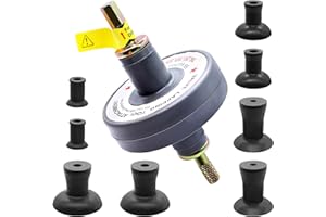 WYYFXY WYFXY® - Punta per trapano a molo valvola, strumento per la molatura di valvole, con 8 adattatori a ventosa, il vostro esperto di strumenti valvolari