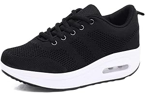 SISTTKE Sneaker Donna Comodo Scarpe,Casual Dimagrante Passeggio Scarpe da Ginnastica Outdoor Tennis Piattaforma Running Traspiranti Scarpe Jogging