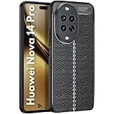 Huawei Nova 14 Pro Uyumlu Silikon Kılıf Deri Desenli Kamera Korumalı Darbe Emici Autofocus Kapak