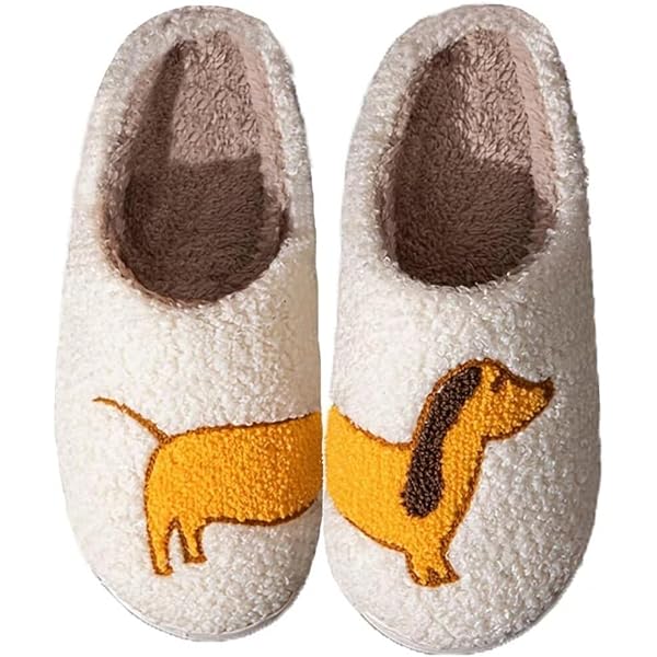 DOUUCO Plüsch Hausschuhe Damen/Herren - Warme Pantoffeln Für Winter