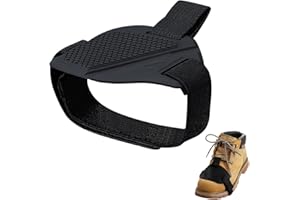 WeddHuis Protege Chaussure Moto Gear Shifter Protection Pad avec Bande élastique réglable Chaussures de Moto en Caoutchouc antidérapant Anti-Chute