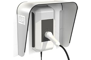 Box Air Klima Housse pour Wallbox | Protection contre les intempéries pour station de recharge pour voitures électriques en aluminium composite | Toit anti-pluie, protection contre le soleil et rayons