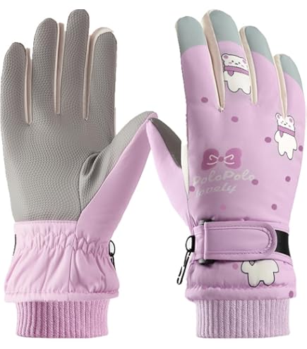 Guanti Da Sci Bambini Impermeabili - Termici E Antivento Per Neve E Sport Invernali