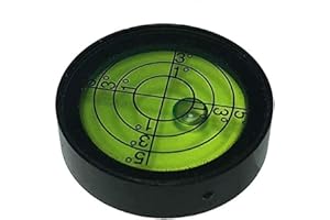 umei Nivel de burbuja verde de alta precisión de 30 mm, aluminio, 17 g, funcionamiento manual