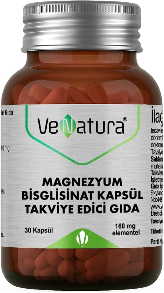 VeNatura Magnezyum Bisglisinat 160mg 30 Kapsül 77997