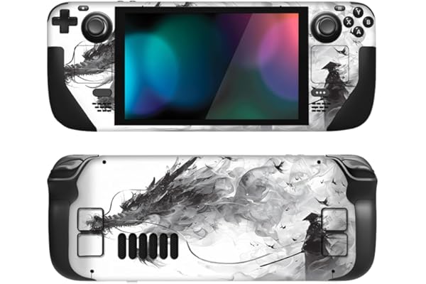 PlayVital Accessoires pour Steam Deck Autocollant Protection,Stickers Skin pour Steam Deck OLED & LCD Console-Dragon Mistborn