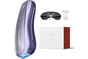Ulike Air 10 Depiladora Láser para Mujeres y Hombres, Depilación IPL, Enfriamiento Efecto Hielo, Casi Indolora, Resultados Duraderos, SkinSensor, 4 Modos, Uso en Casa, Cuerpo y Rostro, Púrpura