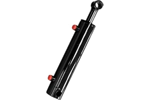 Flowfit Hydraulic Double Acting Ram Cylinder, 32mm Bore, 20mm Rod, 500mm Stroke, with Fixed Pin Holes