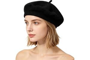 Vuxen ullbasker - unisex mjuk varm vintage konstnärshatt, fransk stil