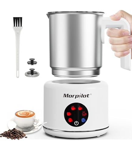 Montalatte Latte Art Per Caffitaly - 250ml, 3 Funzioni (Caldo, Montato Caldo, Freddo), Lavabile In Lavastoviglie