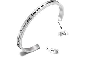 Zuo Bao Inspirational Gift Greatest Showman Inspired PT Barnum Joker Jewelry Dreamer Gift A Million Dreams are Keeping Me Awake Keychain