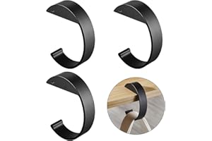 heqxwl 3 Stück Hängetaschenhalter für den Schreibtisch, tragbare, rutschfeste, multifunktionale Haken zum Tragen von Taschen, können für Schreibtisch, Büro, Esstisch usw. verwendet werden.