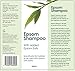 Epsom Shampoo Specifically formulated to be used with Epsom Salts Baths. Free Next Day delivery